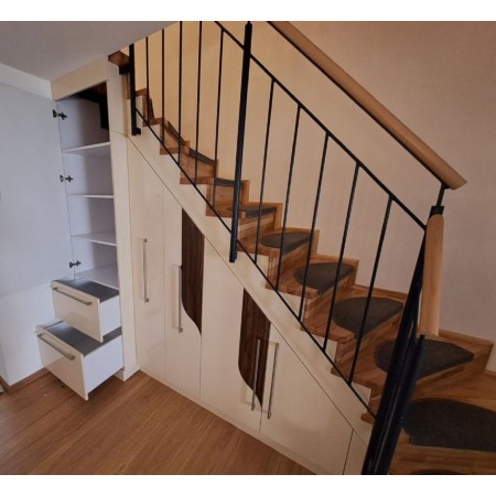 Шкаф под лестницей 